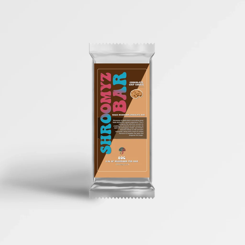 Chocolate Chip Cookie Magic Mushroom Chocolate Bar 80g