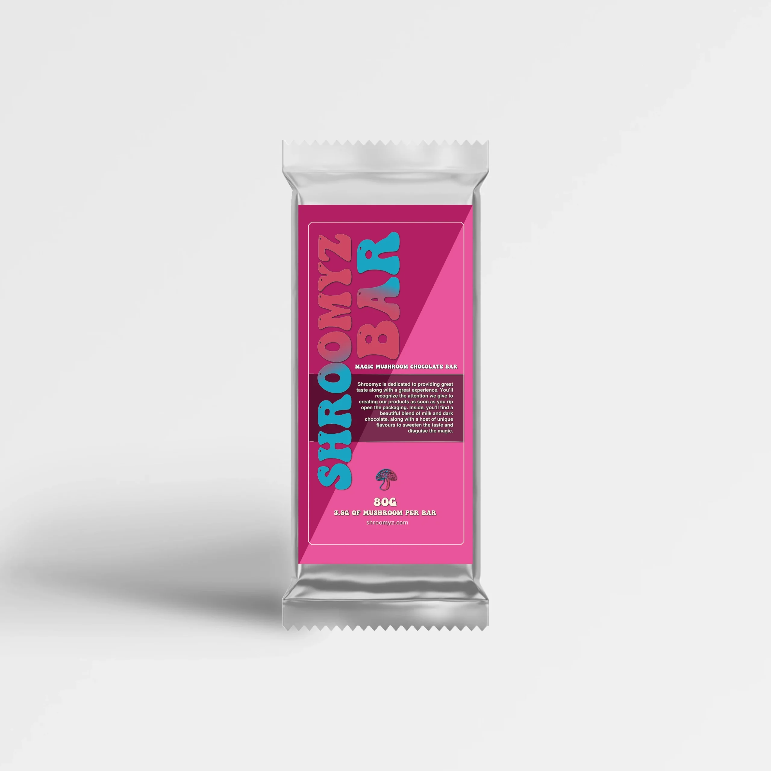 Shroomyz Smarties Bar Magic Mushroom Chocolate