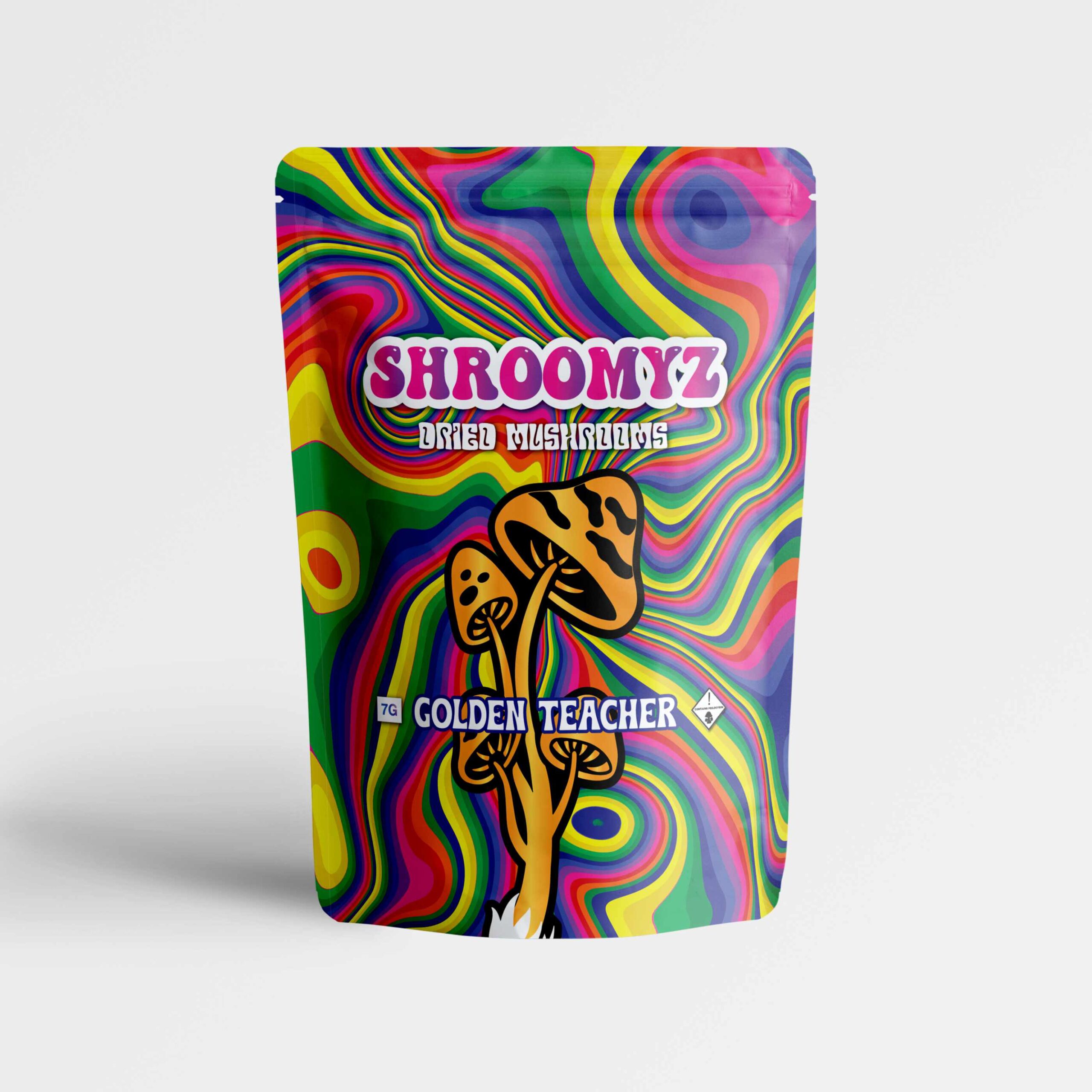 Golden Teacher Magic Mushrooms 7g - 8oz