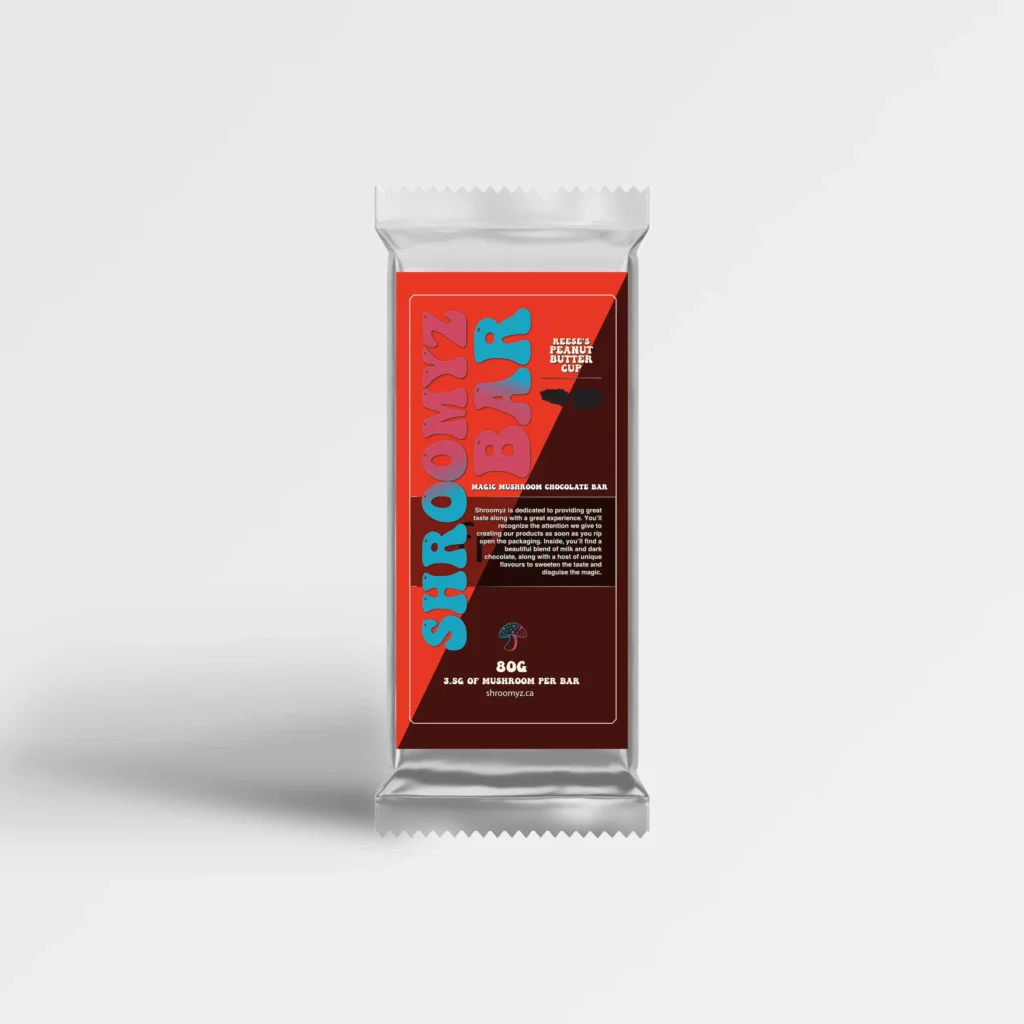 Reese's Peanut Butter Cup Bar Magic Mushroom Chocolate 80g