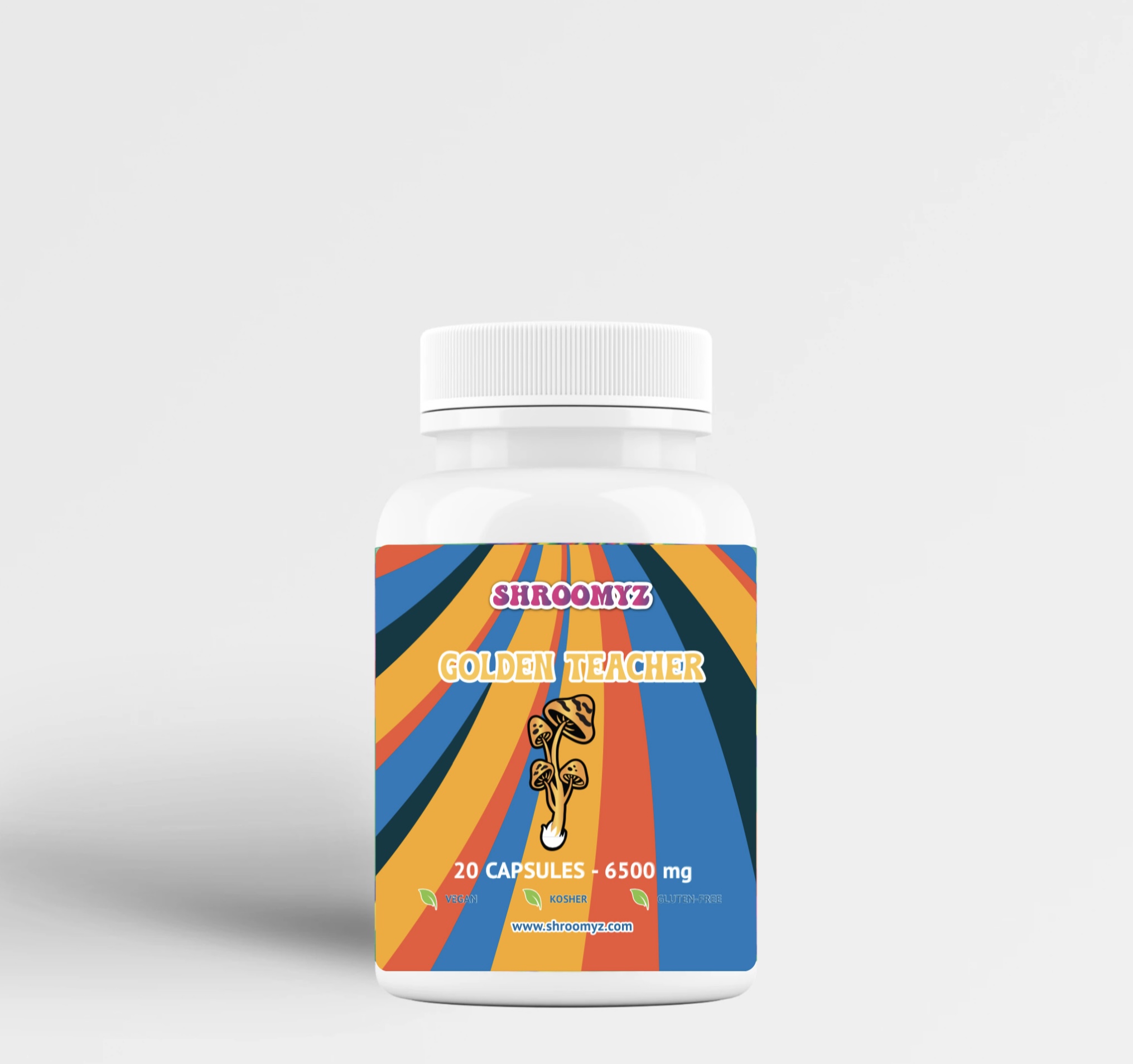 Golden Teacher 6500mg Capsules